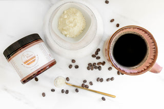 Daily Basics by Core Formulas with coffee