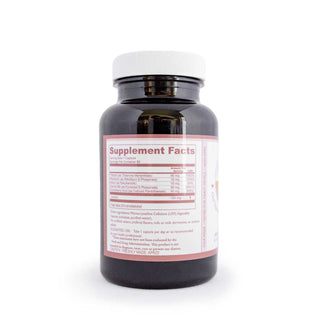 Core Formulas Be Happy B's bottle back, supplement facts