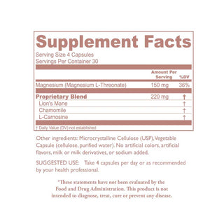 Core Formulas back of bottle Gut Makeover